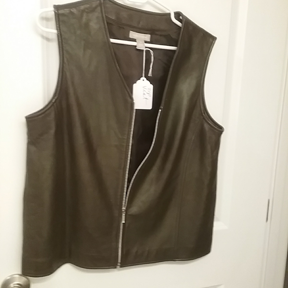Genuine Leather vest #135C
